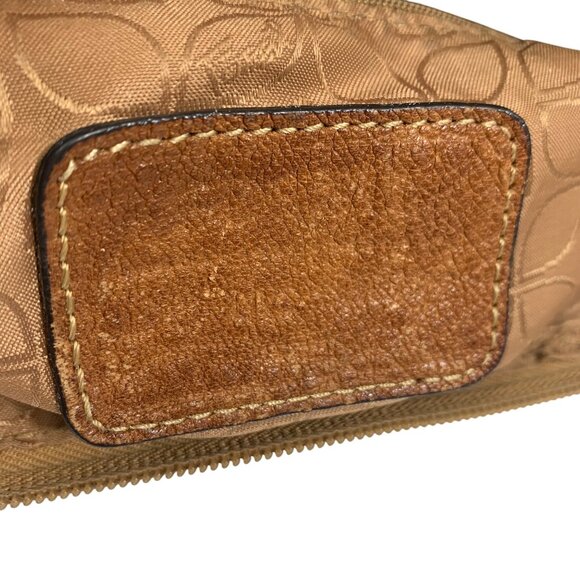 VTG FOSSIL Liberty Crossbody Bag Purse Brown Genuine Leather Adjustable FLAW - Picture 10 of 12